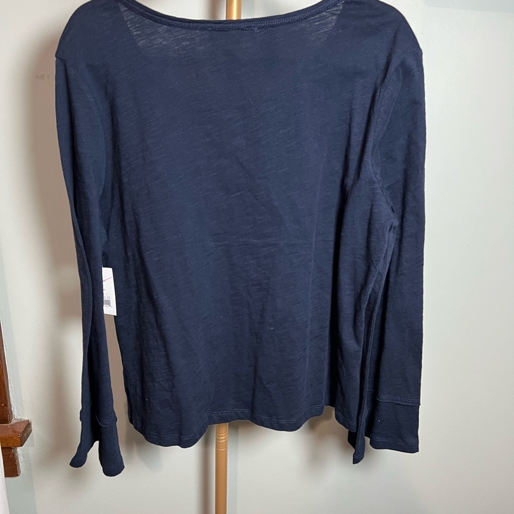 Daily Thread Blue Boxy Blouse - Picture 2 of 3